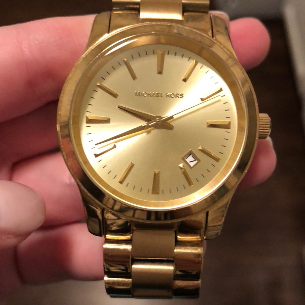 Authentic Gold Michael Kors Watch - image 1